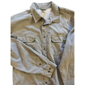 White Sierra Vented Fishing Shirt - L